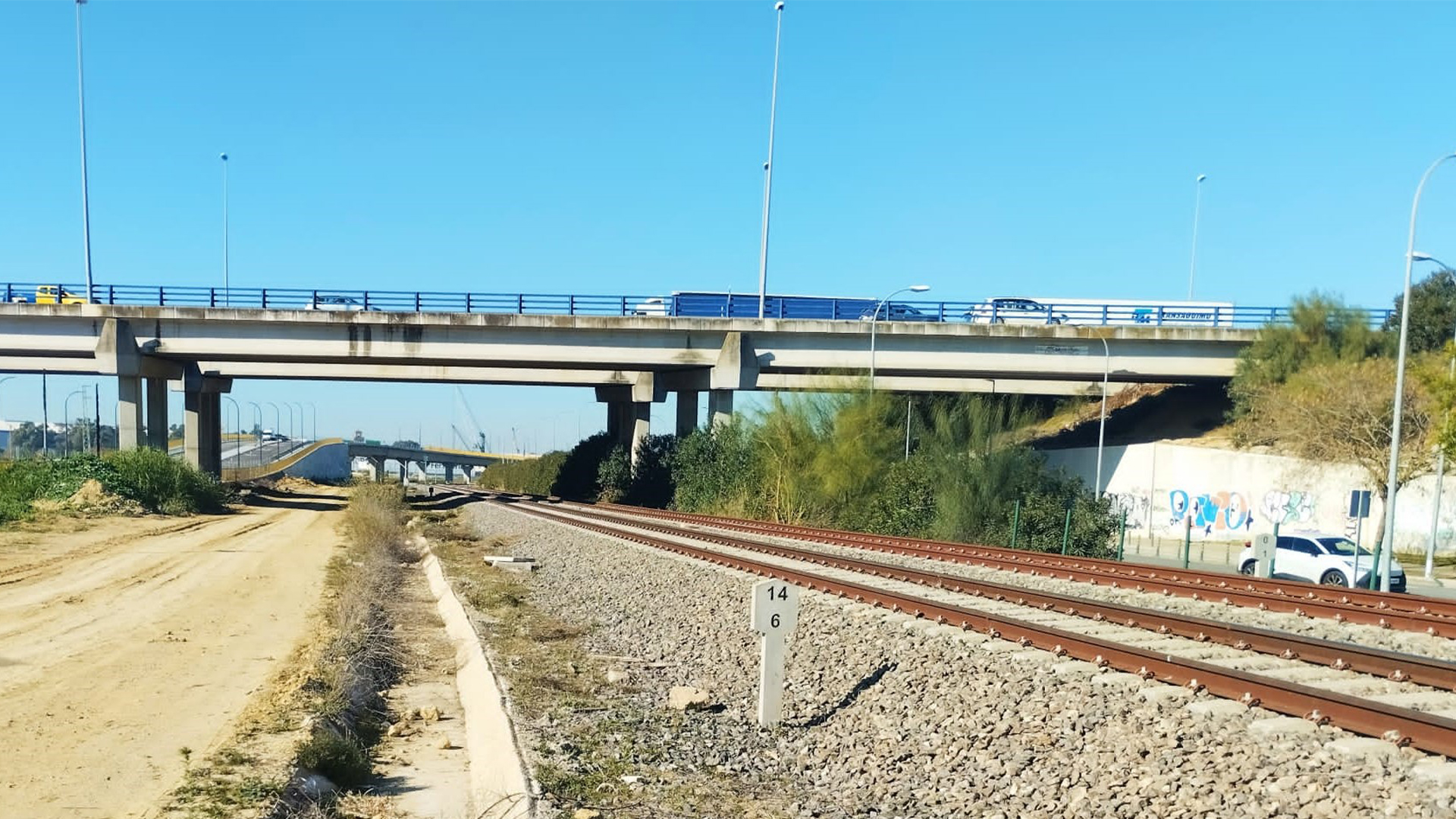 DSV Constructora y Ferroviaria ampliará una playa de vías en el Puerto de Sevilla